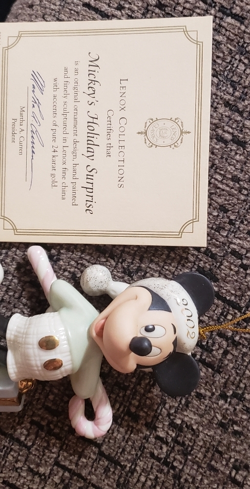 Mickey Mouse Lenox Ornament